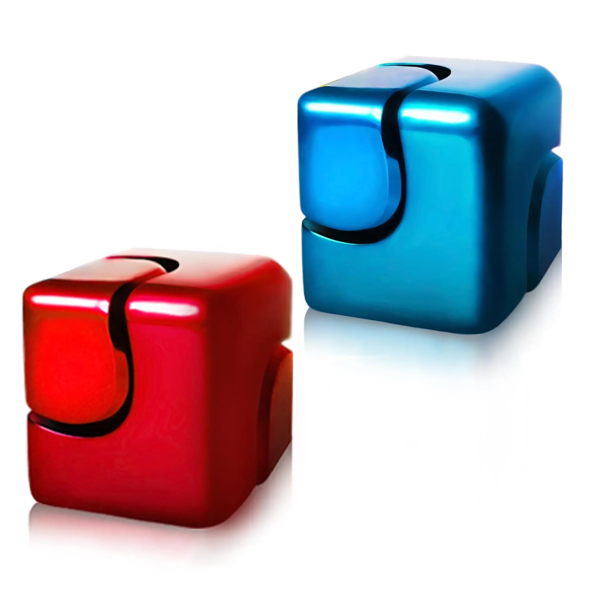 Colorful Metal Fidget Cube, Puzzle Cube, 1 Count Handheld Fidget Toy, Stress Relief Toy for Office Desk, Novelty Gift for Adults & Teens